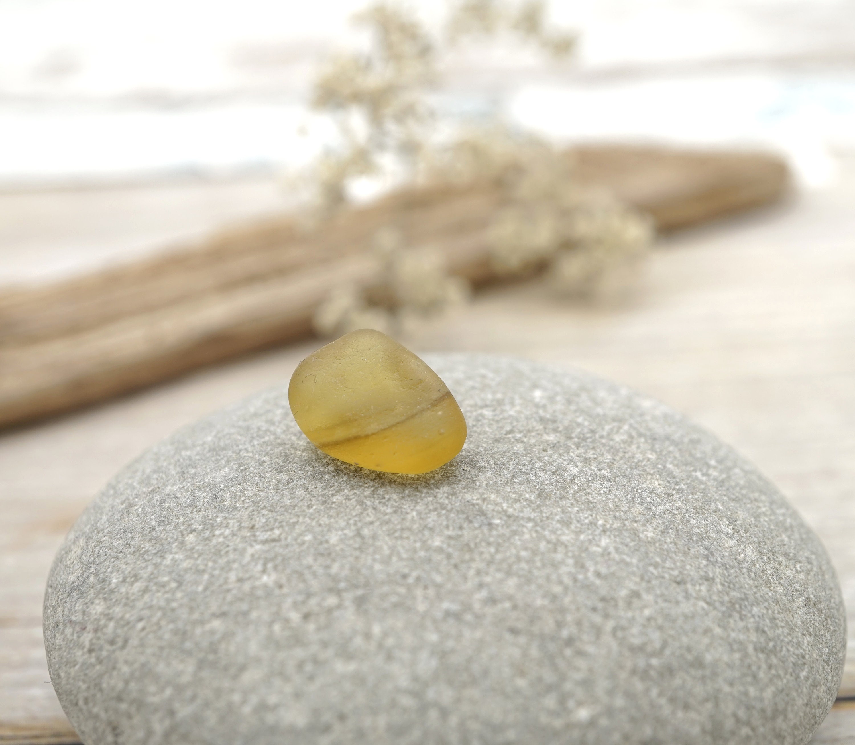 Yellow Sea Glass Rare Sea Glass English Sea Glass Beach Etsy Denmark