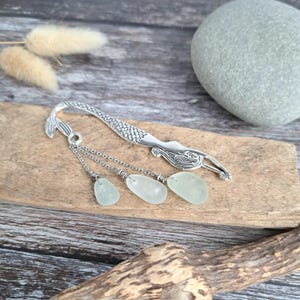 Sea Glass Book Mark, Seaglass Gift, Bookmark, Bookmark Gift, Gift For Author, Gift For Reader, Bookworm, Unique Gift, Birthday Gift For Her