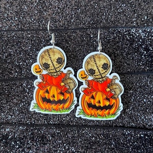 Samhain Pumpkin Earrings