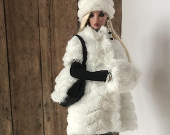 Moda para muñecas de calidad real, atuendos de diseñador para muñecas de Integrity Toys, alta costura para muñecas de moda, ropa de invierno para muñecas, conjuntos modernos para muñecas.