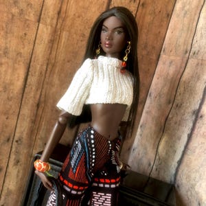 Fashion Royalty Doll Modern Doll Outfit, Integrity Toys Doll High-end Fashion, Fashion Doll Couture, NuFace fun Outfit, Stylish Doll Fashion
