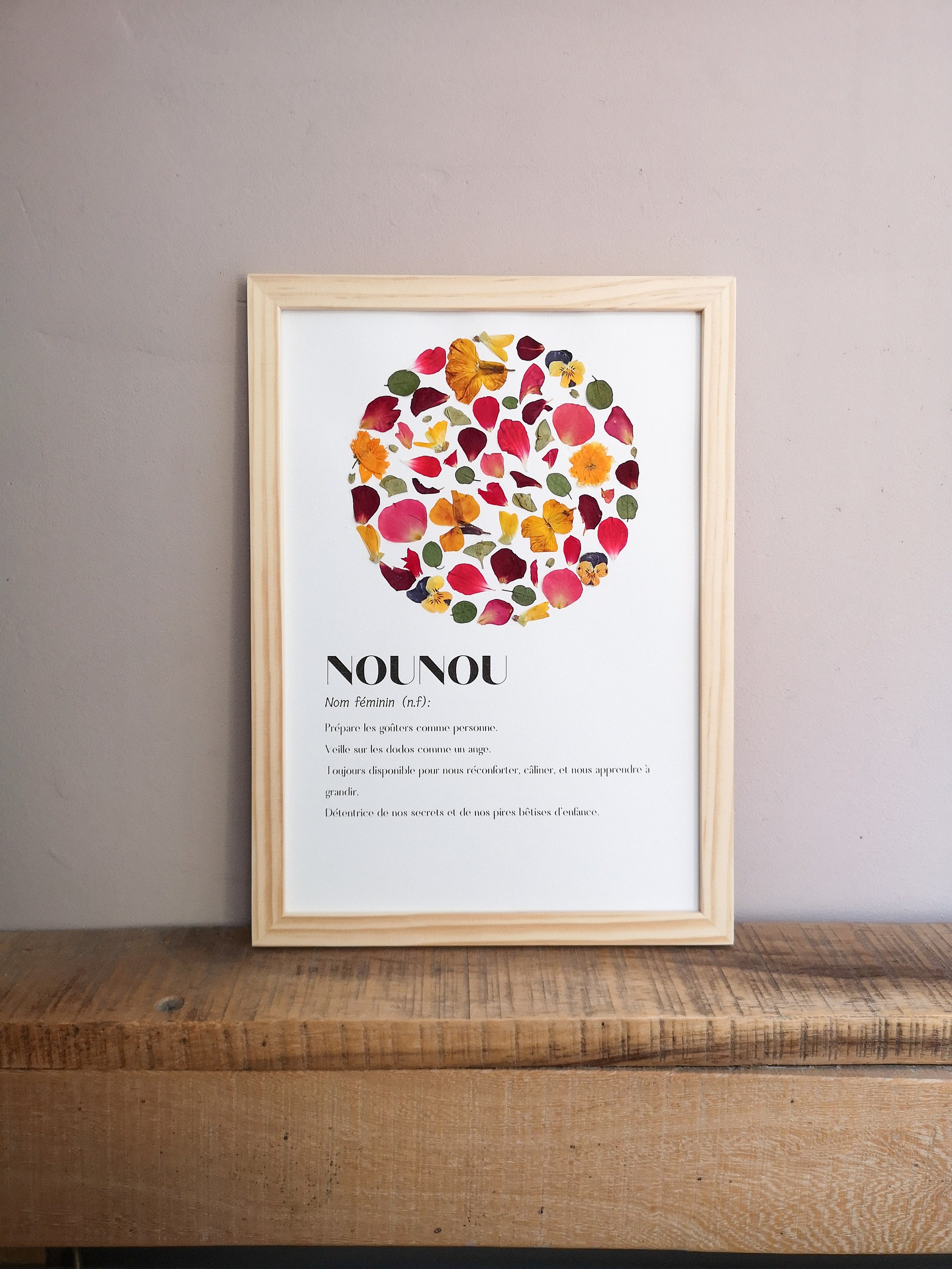 Herbier Nounou - Cadeau Nounou