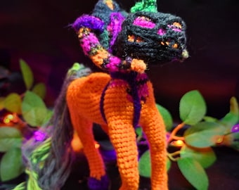 9" Crochet Centaur Doll - Djinn