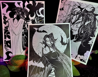 Dark World 5x7" 80lb Card-stock Matte Mini Prints