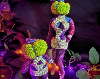 Gabrielle + Gabbie the Pumpkinhead Dolls