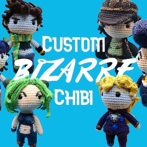 6&quot; Chibi « Bizarre » personnalisé, fabriqué sur commande - n&#39;importe quel personnage !
