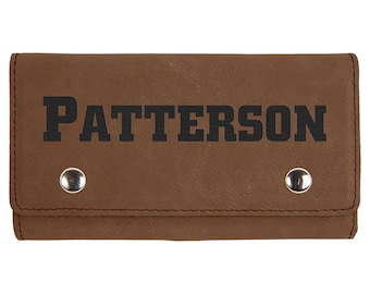 Personalized Leatherette Card & Dice Set: Groomsmen Gift