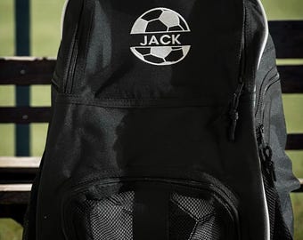 PERSONALIZED Soccer Basketball Volleyball BACKPACK *Add Player Name and/or Number