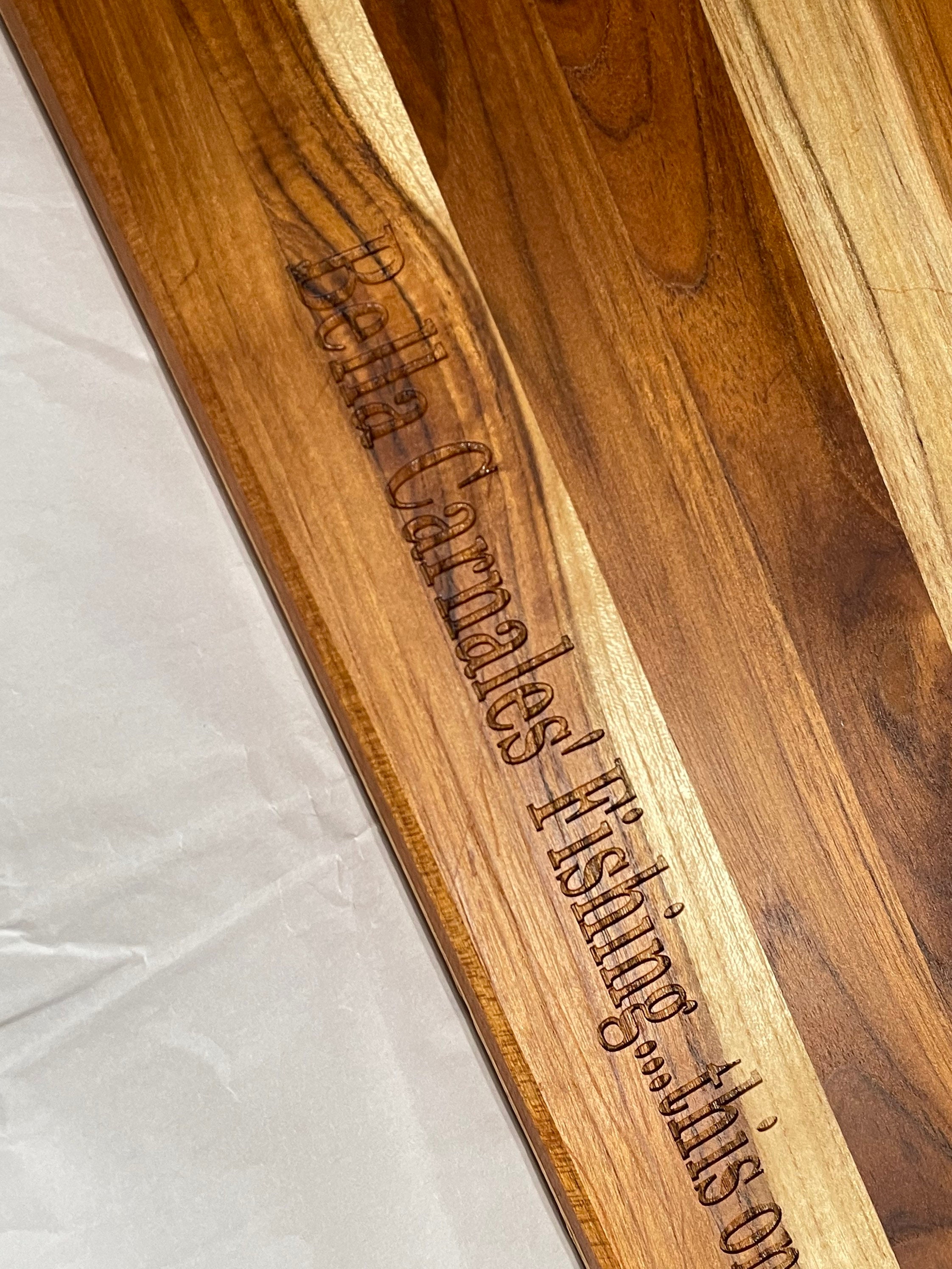 Fisherman Filet Board With Stainless Tail Clamp Christmas Etsy