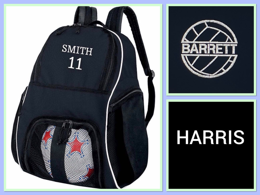 PERSONALIZED VOLLEYBALL BACKPACK add Player Name And/or Etsy