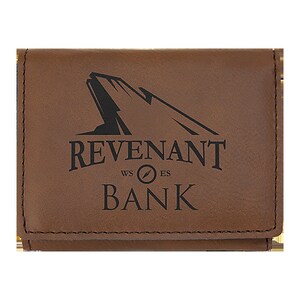 Monedero TriFold, Monedero personalizado, Regalo para él, Regalo del padrino, Regalo del marido, Monedero monograma, Monedero grabado