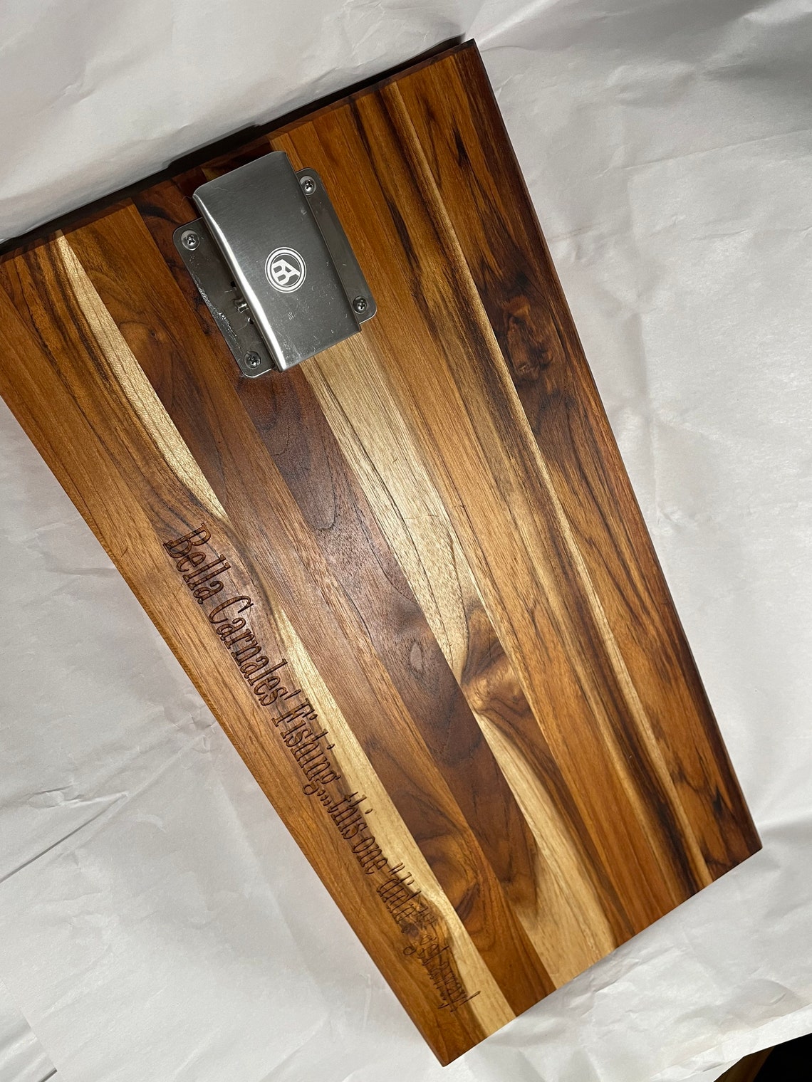 Fisherman Filet Board With Stainless Tail Clamp Christmas Etsy