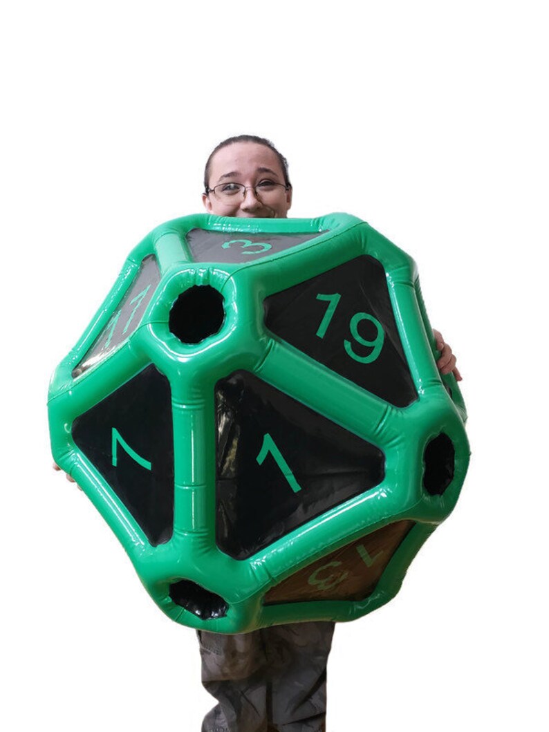 Giant D20 Dice Inflatable Extra Large Gaming DND Tabletop RPG Etsy