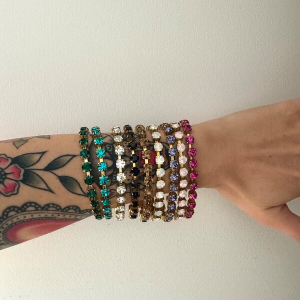 Bracciali strass