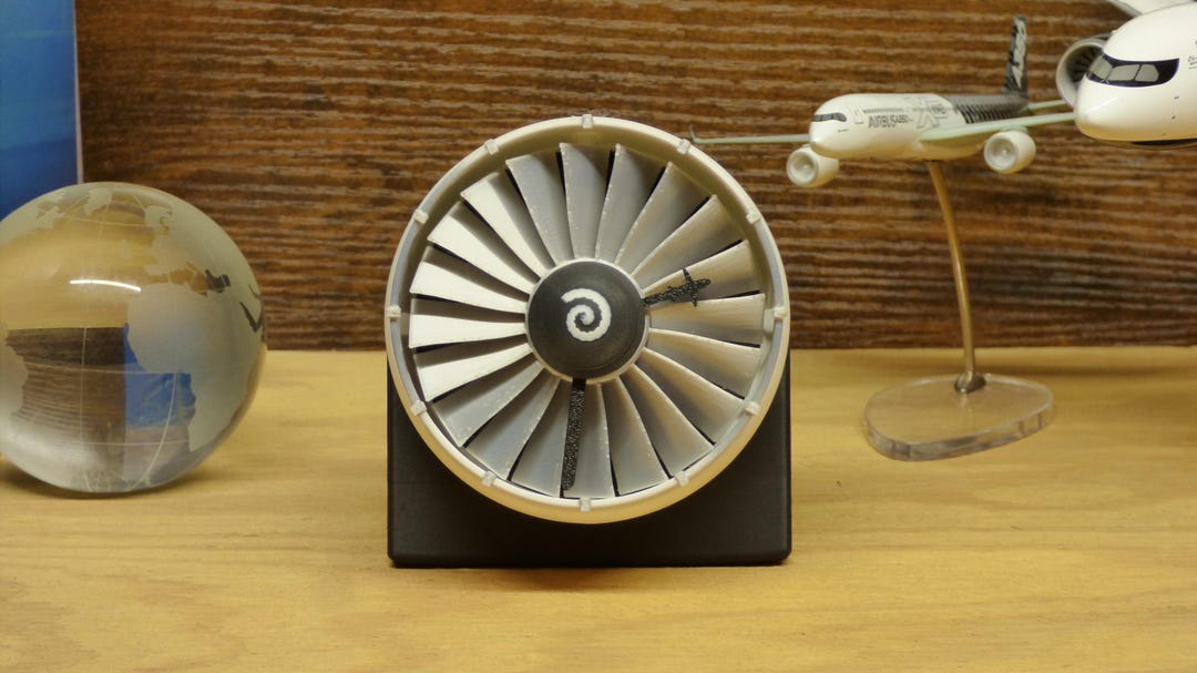 Aviation Jet Engine Desk Clock - Etsy Australia