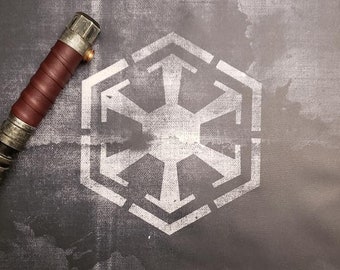 Battle Flag - Grumpy Space Wizards (White)
