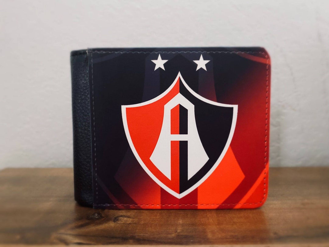 Custom Men Wallet Club Atlas Personalized Wallet. Gift Wallet. Pu Leather  Wallet. Custom With Your Name. Atlas Campeon Rojinegros Del Atlas - Etsy