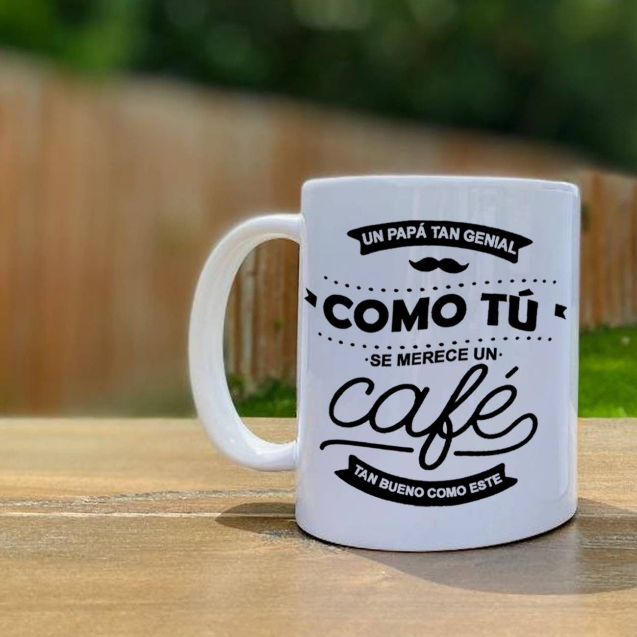Taza termo taza de café alce con decir café para llevar taza regalo para  papá para él día del padre colega termo aislado taza sobre la marcha -   México