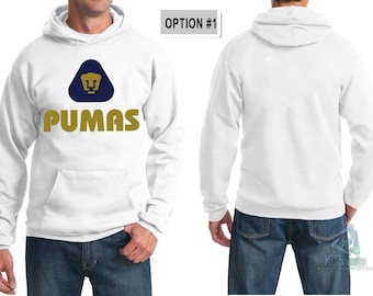 Hoodie Pumas UNAM Sport Polyester Hoodie. Custom Hoodie. Hoodie Made With Permanent Ink. Sudadera Pumas De La UNAM