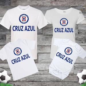 Cruz Azul t shirts baby one piece bodysuit panalero toddler Family t shirts personalized. Playeras Maquina celeste personalizadas