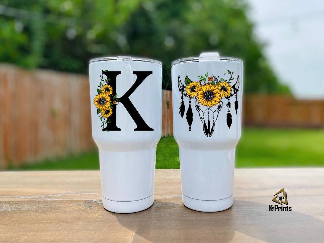 AYCZN Vaso De Café De Viaje De Acero Inoxidable Con Diseño De Girasoles Verde Azulado De 20 Onzas, Botella De Agua Aislada Con Tapa Y Pajillas, Taza Térmica A Prueba De