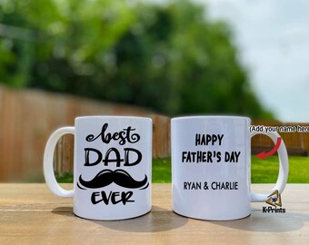 Personalized Dad Ever Coffee Mug | Father's Day Gift