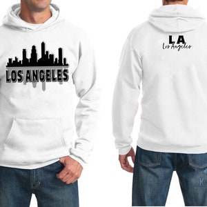 Hoodie Los Angeles Sport Polyester Hoodie. Custom Hoodie LA Made With Permanent Ink. Los Angeles Hoodie.