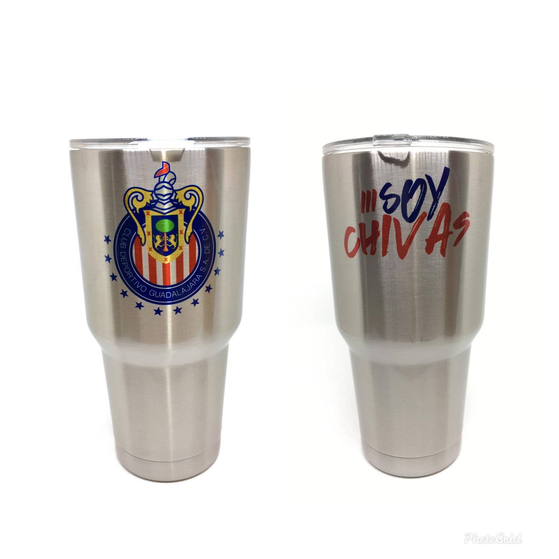 その他 CHIVAS PROTHERS  CITATION Termo Chivas De Guadalajara 30 Oz Stainless Steel Tumbler Silver