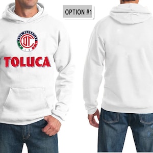 Hoodie Deportivo Toluca Sport Polyester Hoodie. Custom Hoodie Toluca. Hoodie Made With Permanent Ink. Sudadera Diablos Rojos De Toluca.