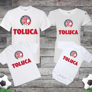 Diablos rojos de Toluca t shirts baby one piece bodysuit panalero toddler Family t shirts personalized. Playeras Deportivo Toluca