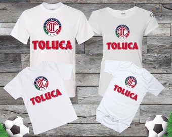 Diablos rojos de Toluca t shirts baby one piece bodysuit panalero toddler Family t shirts personalized. Playeras Deportivo Toluca