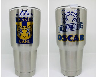 Tigres UANL Tumbler, Incomparables Stainless Steel Cup