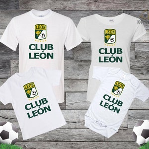 Club Leon t shirts baby one piece bodysuit panalero toddler Family t shirts personalized. Playeras Leon personalizadas