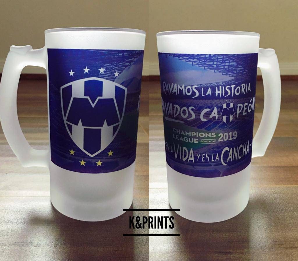 Panneau Mural Lumineux FC Monterrey (Liga MX) - Avec USB, Prêt à Suspendre