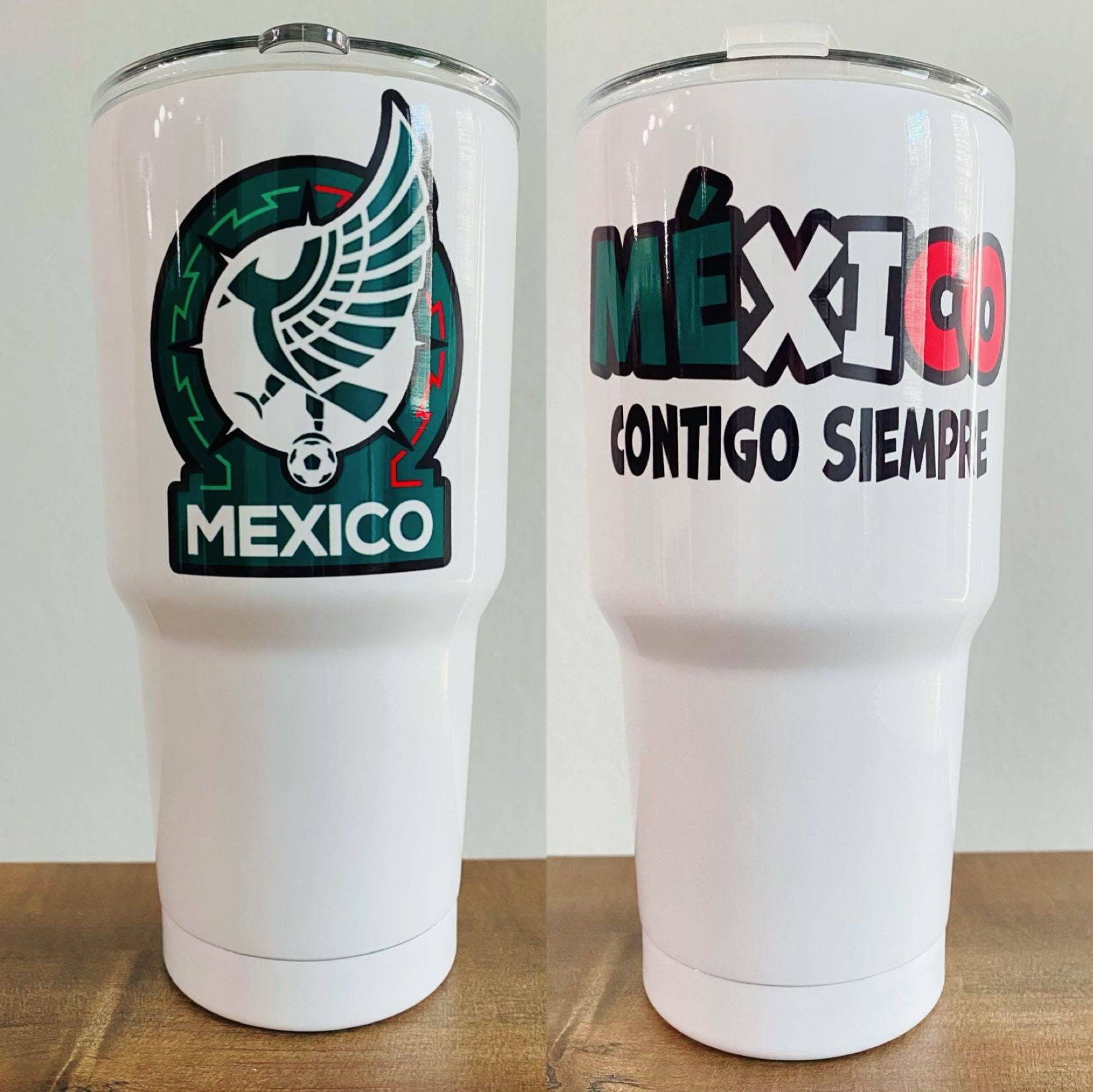 Custom 20oz Skinny Tumbler Chivas De Guadalajara White Tumbler With Straw  Lid, Printed With Permanent Ink, Tumbler. Add Your Name. Liga Mx 