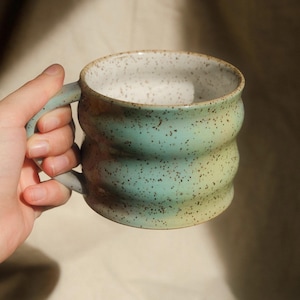 11oz ceramic or porcelen coffee mug Hasami Porcelain 11 oz Ceramic Mug in Natural main image 1