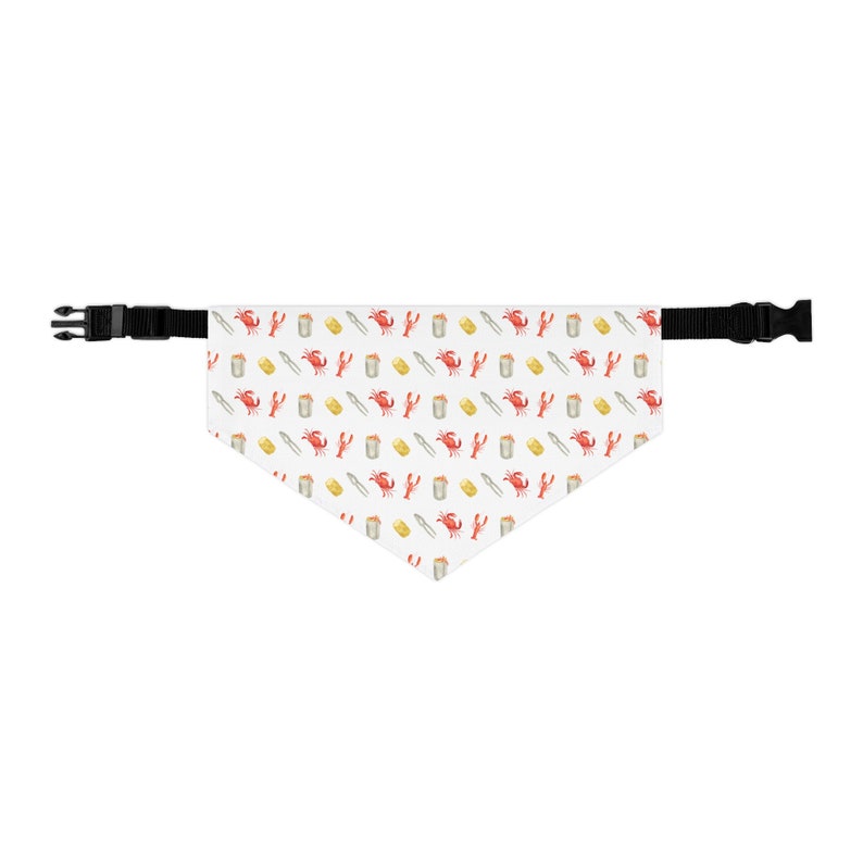Bandana dla psa, gotowanie raków, prezent dla zwierząt z południa, Nowy Orlean, Nola zdjęcie 7