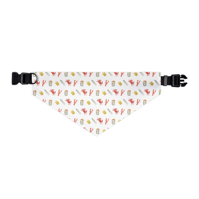 Bandana dla psa, gotowanie raków, prezent dla zwierząt z południa, Nowy Orlean, Nola zdjęcie 8