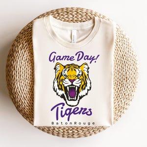 Tigers Game Day Tee, Football Yall Unisex Jersey Short Sleeve T-Shirt, Tiger Team Spirit Shirt, Small Town Sports Mom Gift, Tiger Mascot