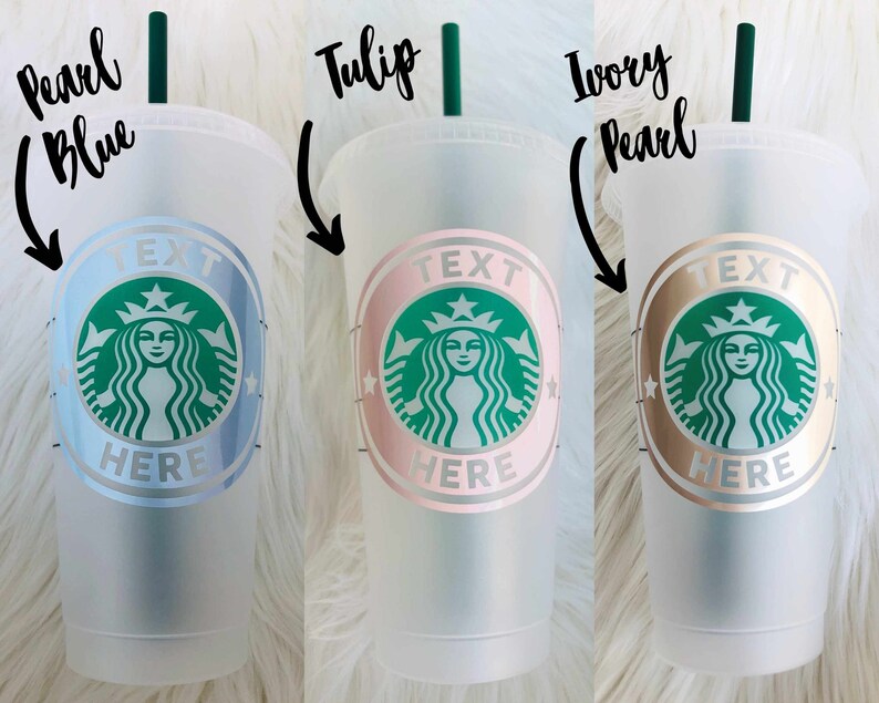 Starbucks Pink Reusable Coffee Cup Pink Custom Cup Light Etsy UK