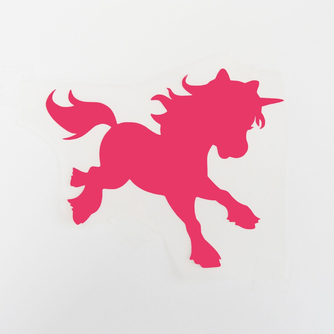 Iron on UNICORN Transfer, MEDIUM Size, Heat Transfer to Customize T
