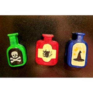 Magnets - Potion Bottles w/Rare Earth Magnets