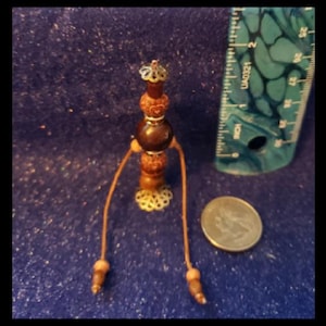 Dollhouse Miniature - Hookah Pipe - Wood and Shades of Gold