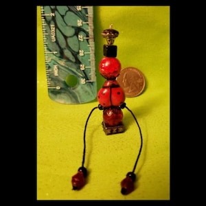 Dollhouse Miniature - Hookah Pipe - Red Lady Bug
