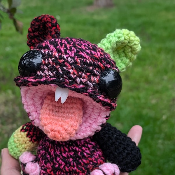 Crochet Nightmare Bear Pattern: Nightbear Amigurumi (PDF Download)