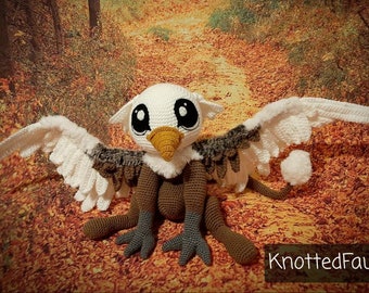 PATTERN ONLY Ares the Gryphling Griffin Gryphon - Etsy