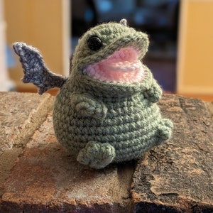 PATTERN ONLY Bog The Bat Frog Crochet Frog Pattern image 6