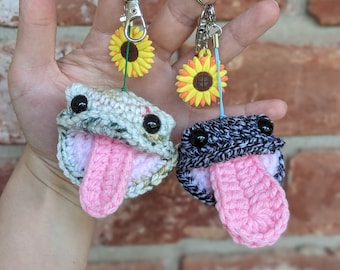 PATTERN ONLY Frog Head Keychain PDF Download