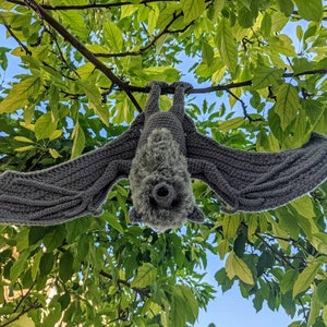 PATTERN ONLY Large Flying Fox Bat Crochet Pattern image 1