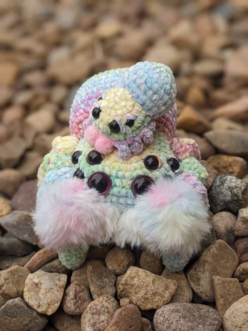 PATTERN ONLY Ocho The Little Weaver Baby spider crochet pattern image 7